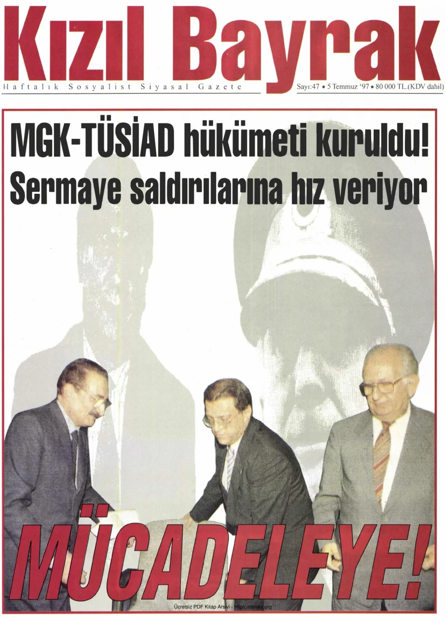 Kızılbayrak Yıl 1997 Sayı 17 5 Temmuz kapak görseli