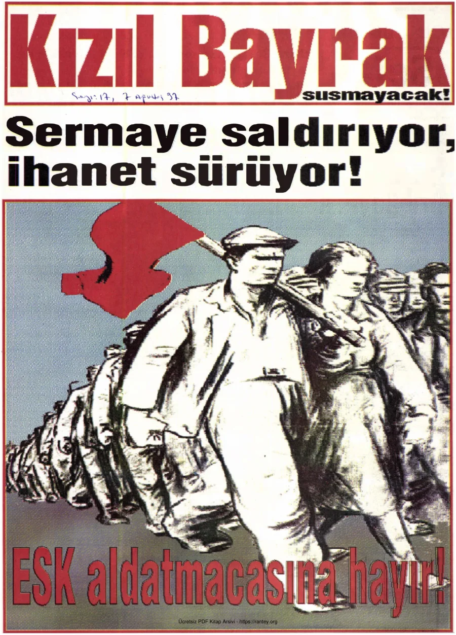 Kızılbayrak Yıl 1997 Sayı 21 7 Ağustos kapak görseli