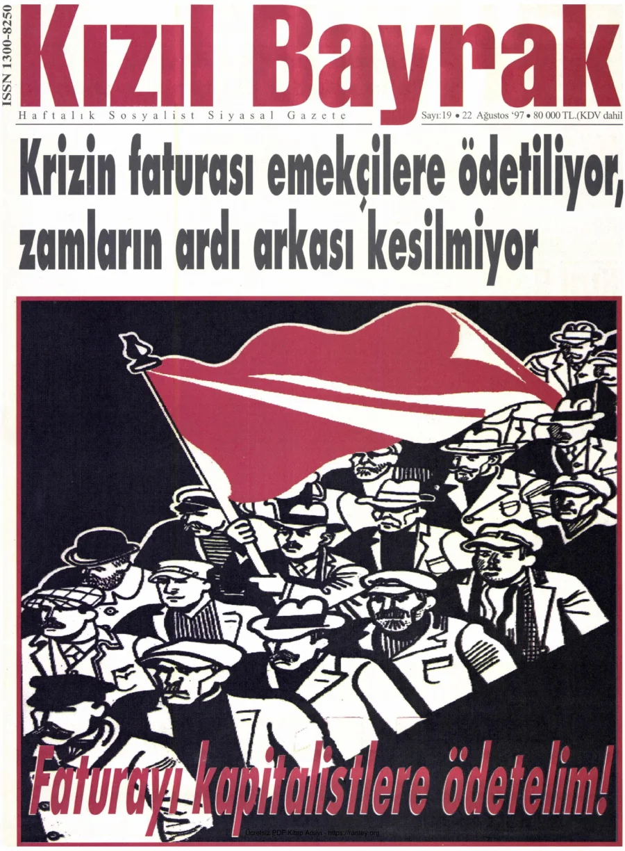 Kızılbayrak Yıl 1997 Sayı 23 22 Ağustos kapak görseli