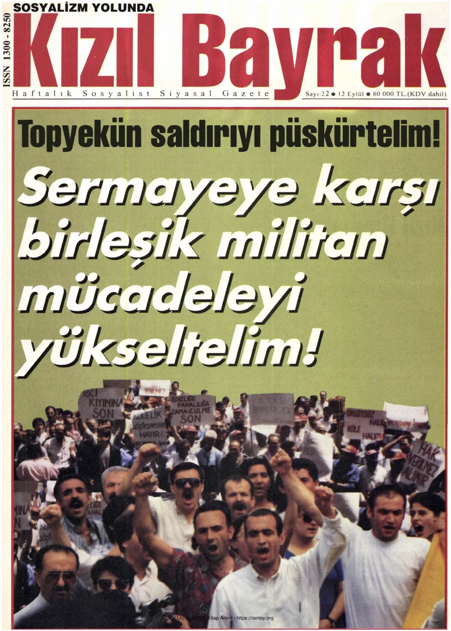 Kızılbayrak Yıl 1997 Sayı 26 12 Eylül kapak görseli