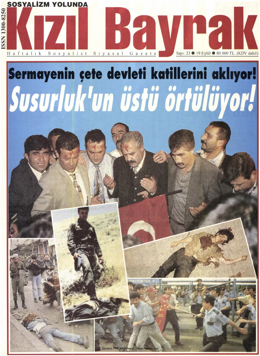 Kızılbayrak Yıl 1997 Sayı 27 19 Eylül kapak görseli