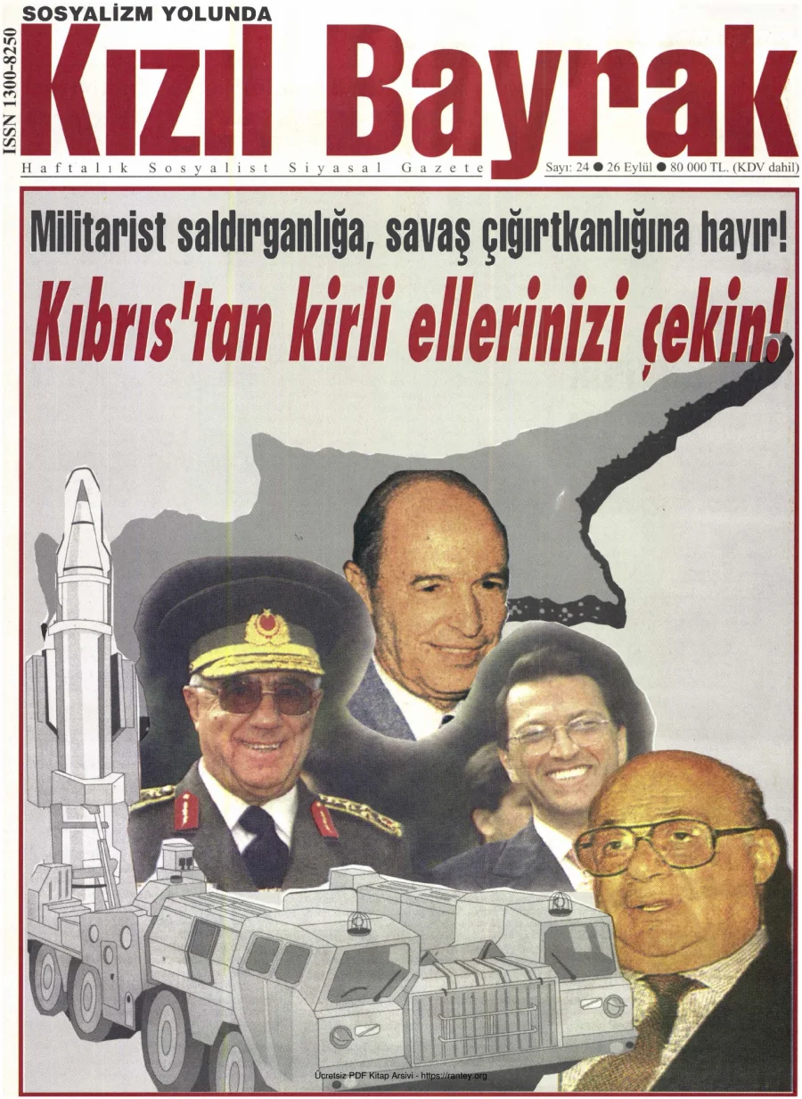 Kızılbayrak Yıl 1997 Sayı 28 26 Eylül kapak görseli