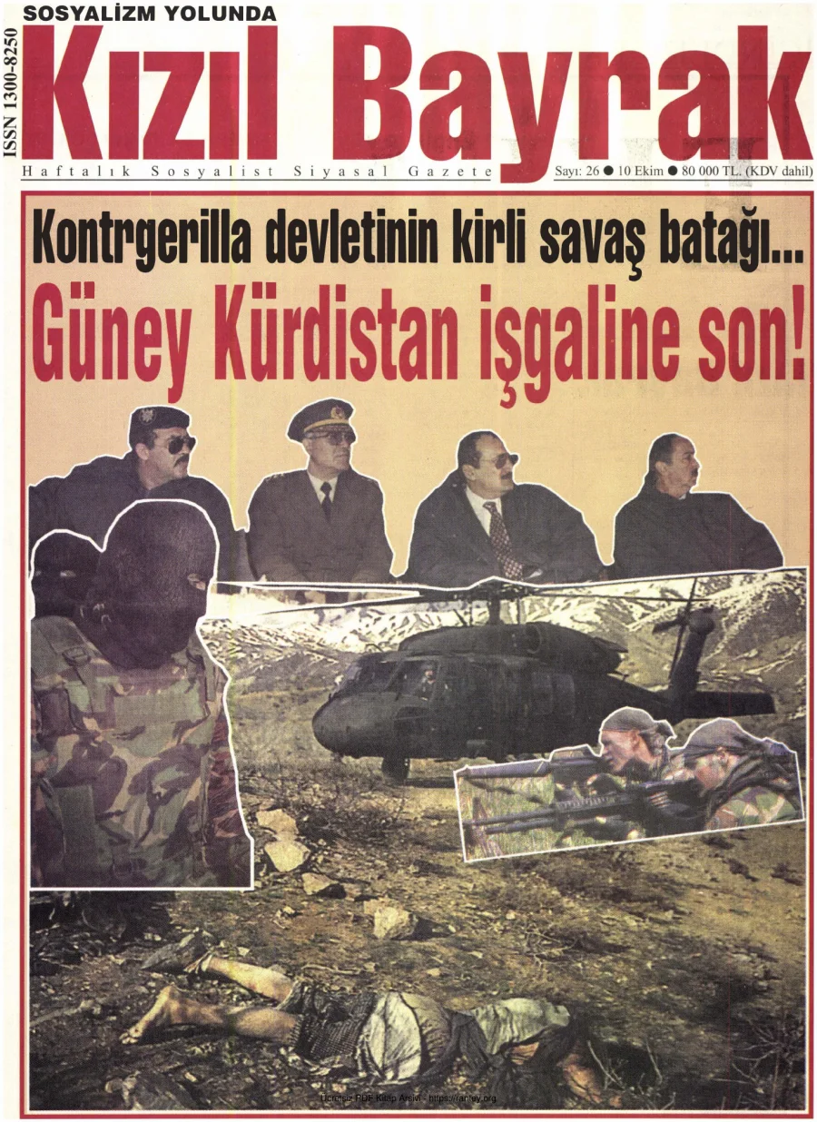 Kızılbayrak Yıl 1997 Sayı 30 10 Ekim kapak görseli