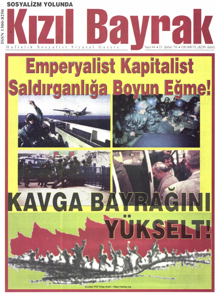 Kızılbayrak Yıl 1998 Sayı 07 21 Şubat kapak görseli
