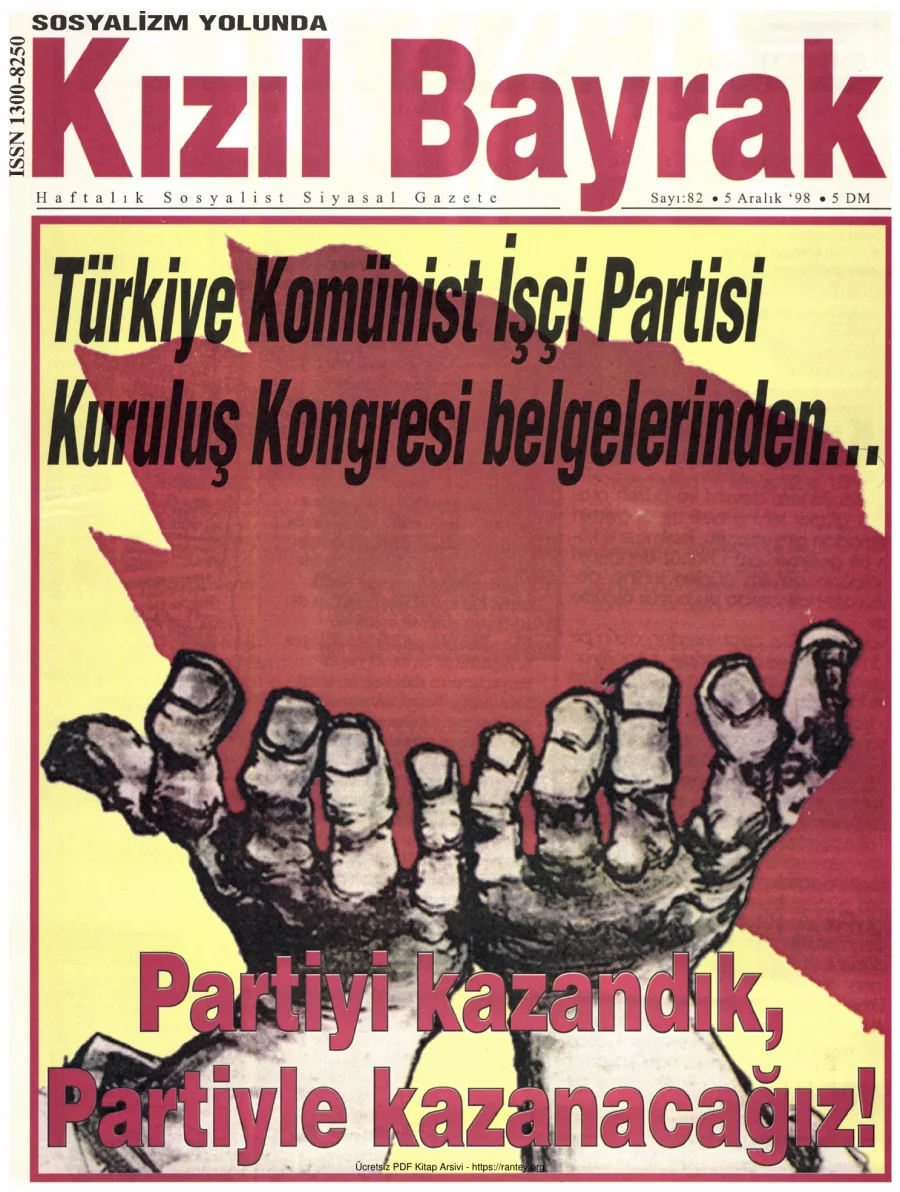 Kızılbayrak Yıl 1998 Sayı 45 5 Aralık kapak görseli