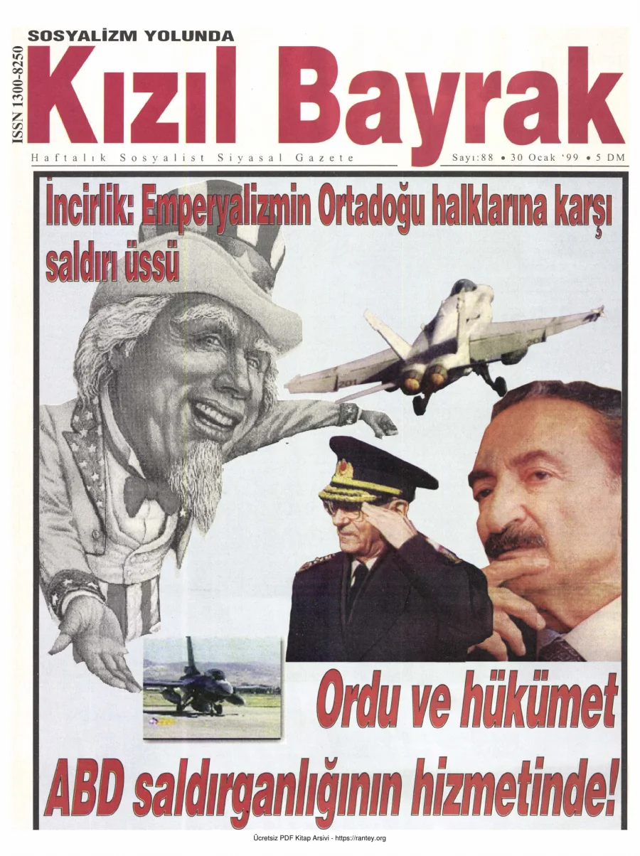 Kızılbayrak Yıl 1999 Sayı 03 30 Ocak kapak görseli