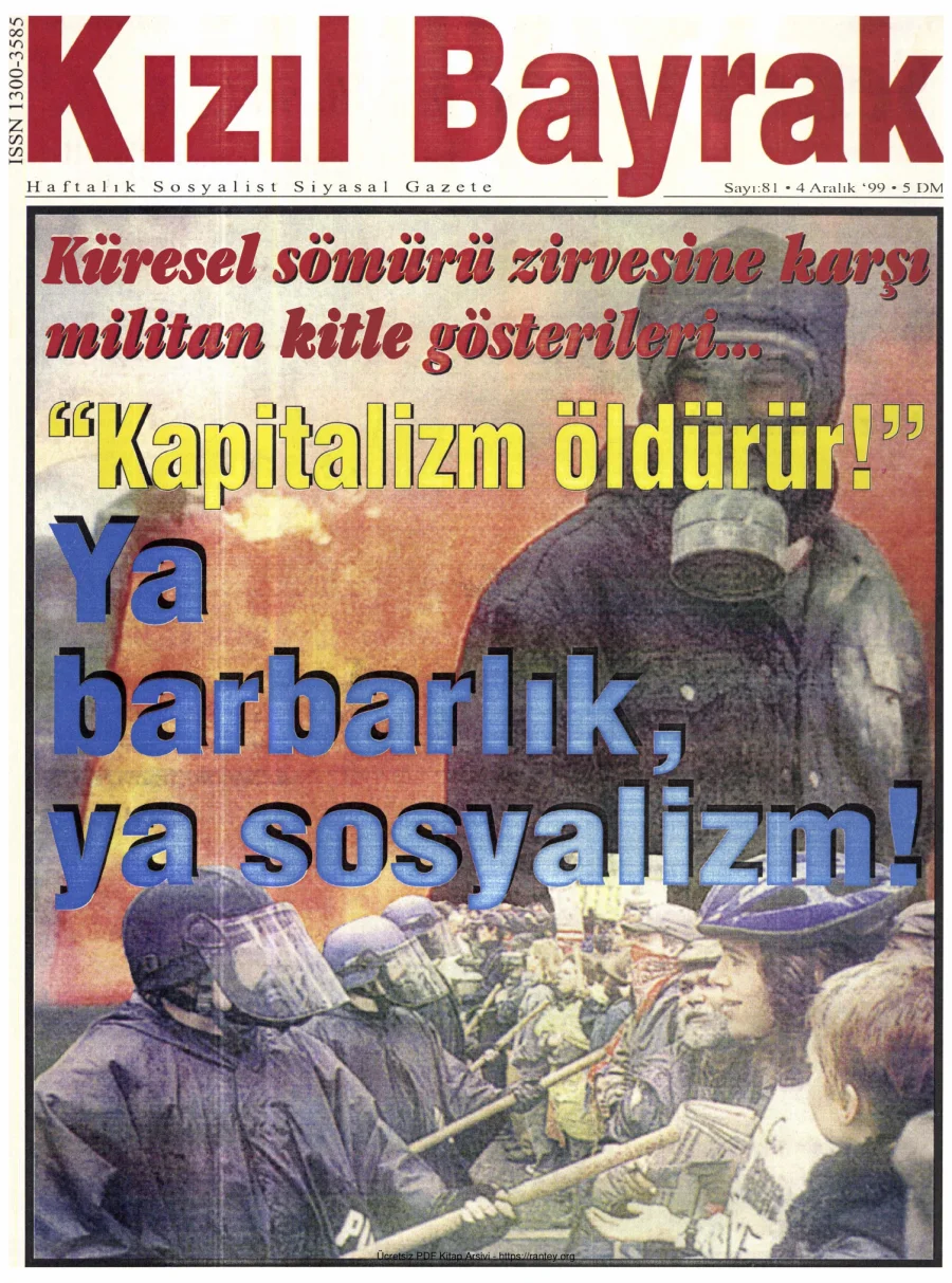 Kızılbayrak Yıl 1999 Sayı 46 4 Aralık kapak görseli