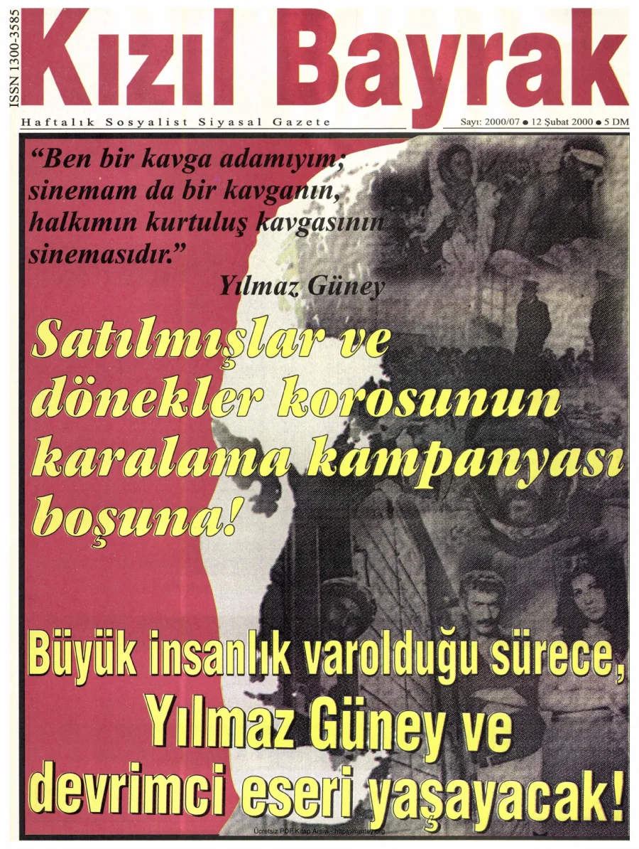 Kızılbayrak Yıl 2000 Sayı 07 12 Şubat kapak görseli