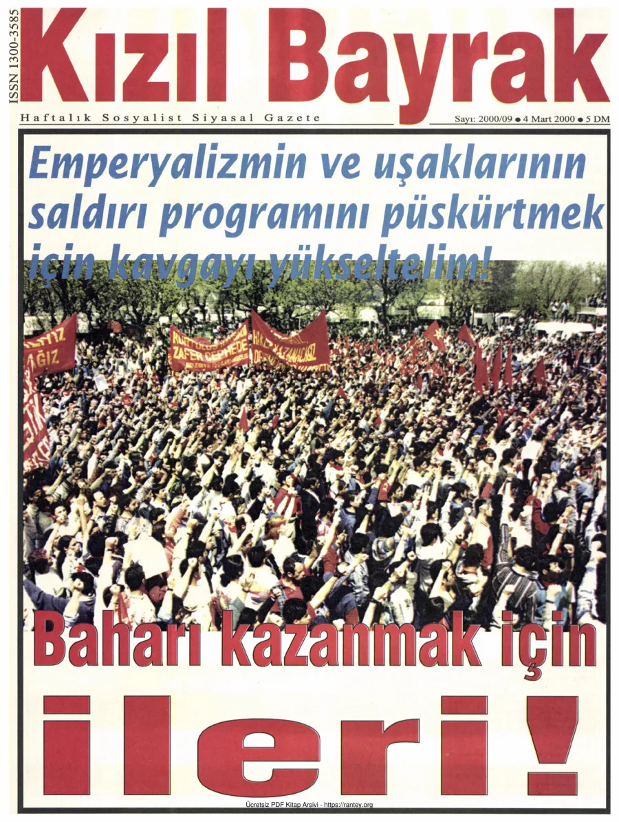 Kızılbayrak Yıl 2000 Sayı 09 4 Mart kapak görseli