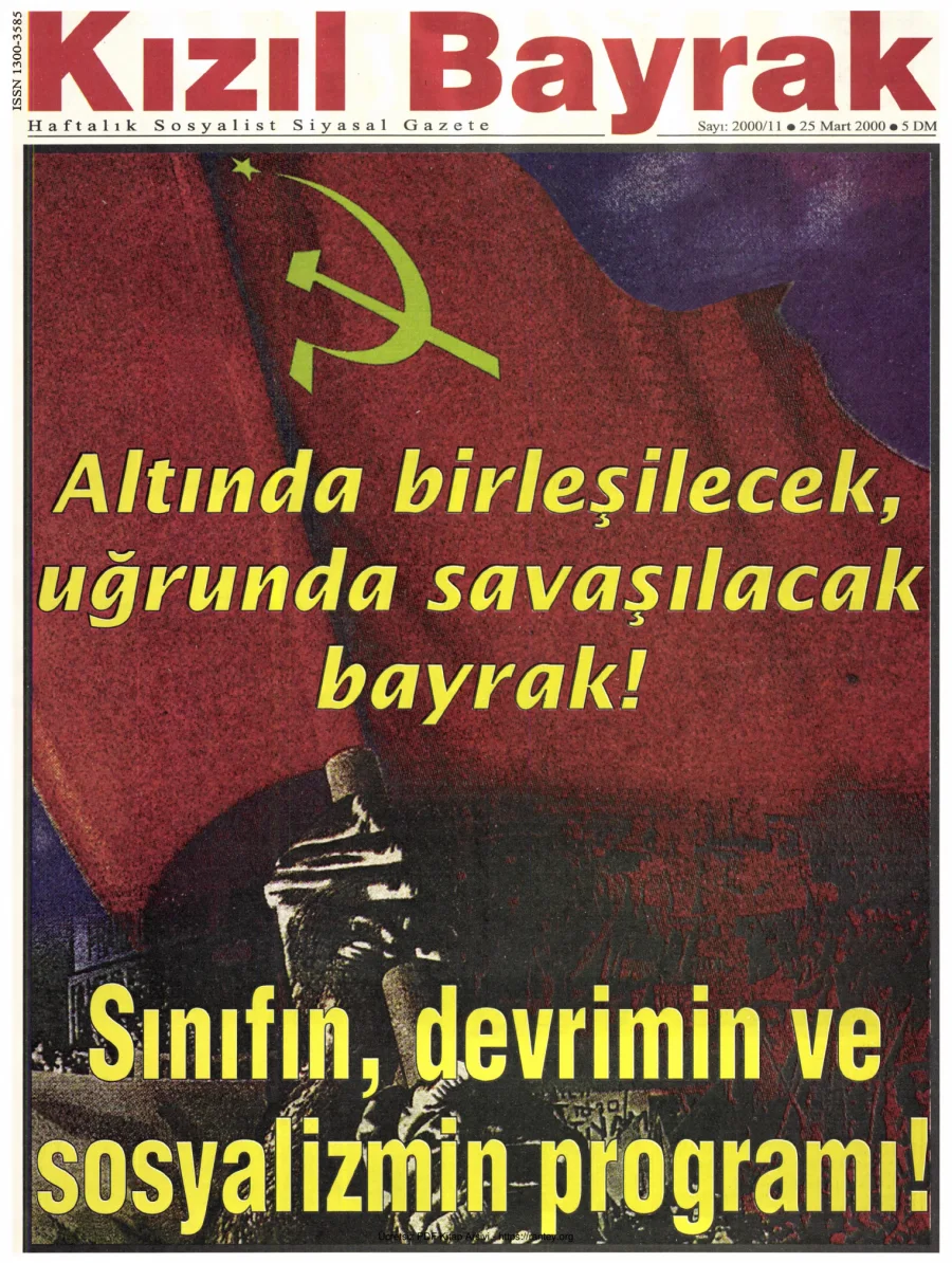 Kızılbayrak Yıl 2000 Sayı 11 25 Mart kapak görseli