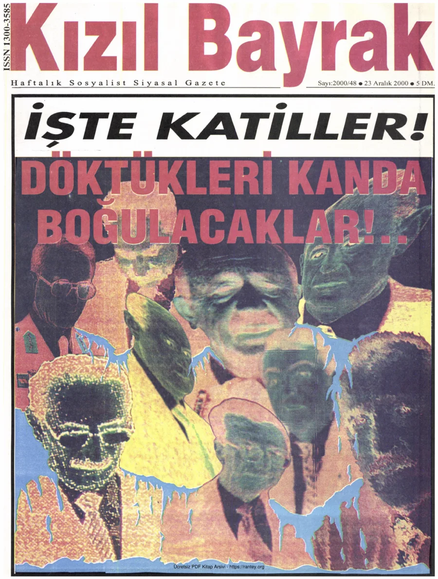 Kızılbayrak Yıl 2000 Sayı 48 23 Aralık kapak görseli