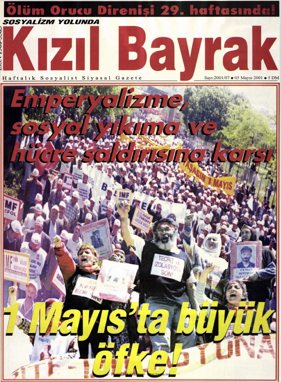 Kızılbayrak Yıl 2001 Sayı 17 5 Mayıs kapak görseli