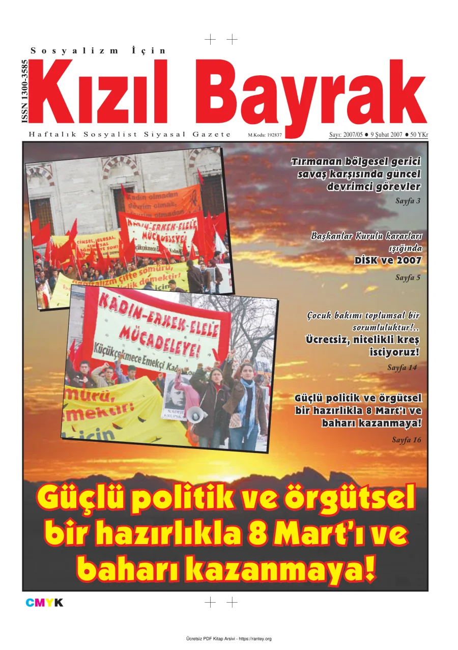 Kızılbayrak Yıl 2007 Sayı 05 09 Şubat kapak görseli