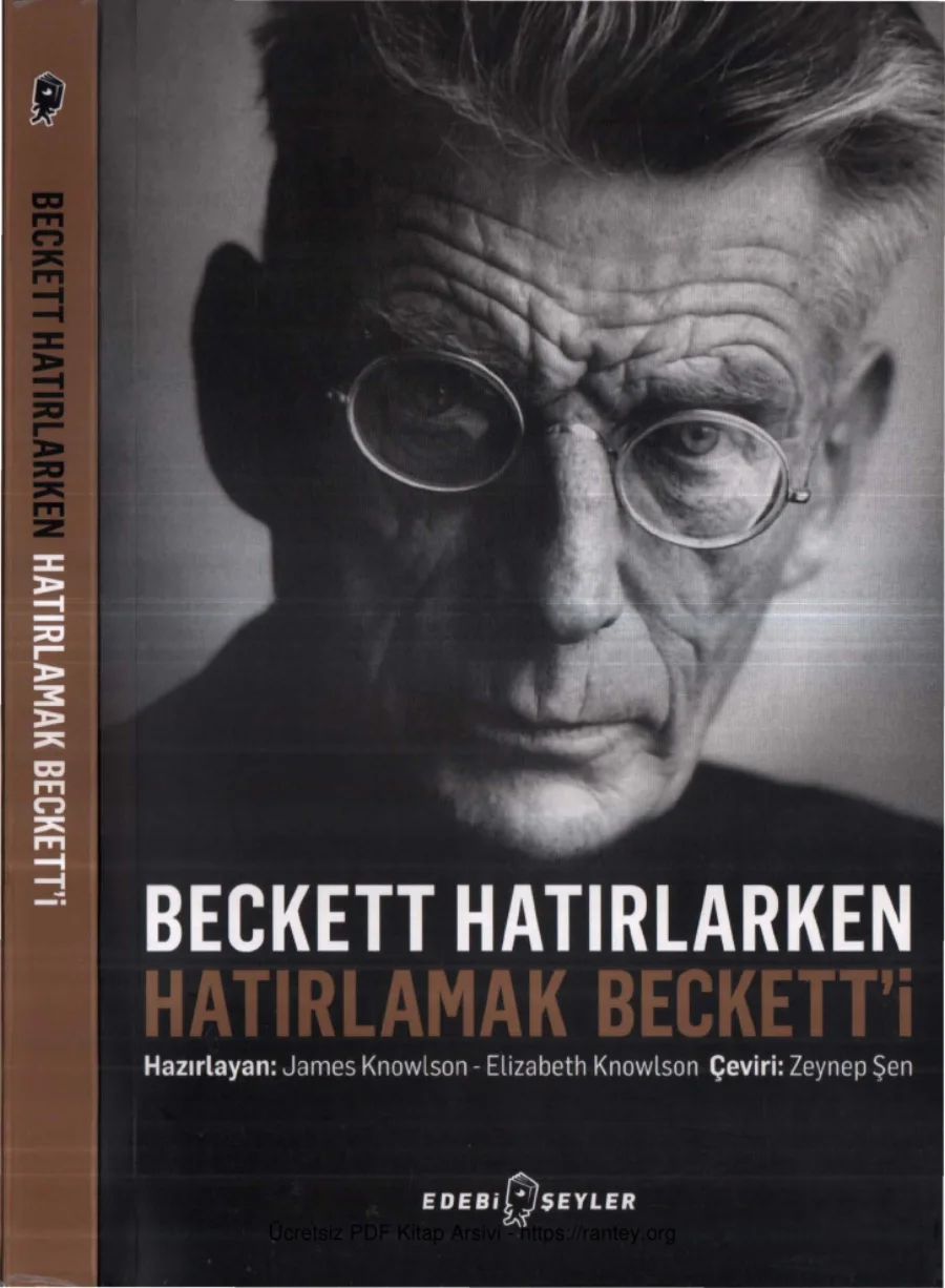 Knowlson Beckett Hatırlarken Hatılamak Becketti Edebi Şeyler Yayınları kapak görseli