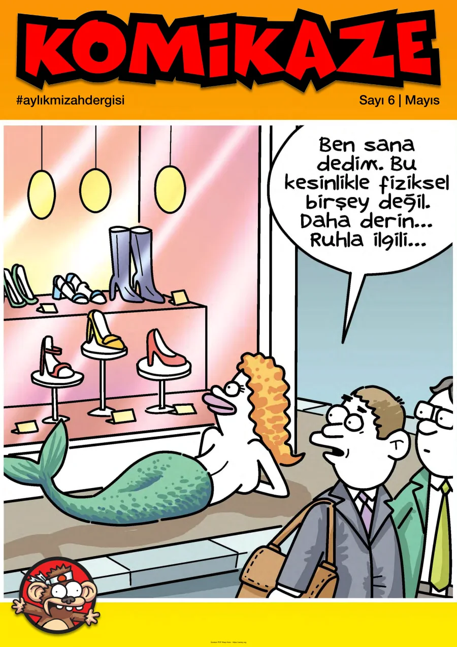 Komikaze Dergisi Sayı 06 - Mayıs 2019 kapak görseli