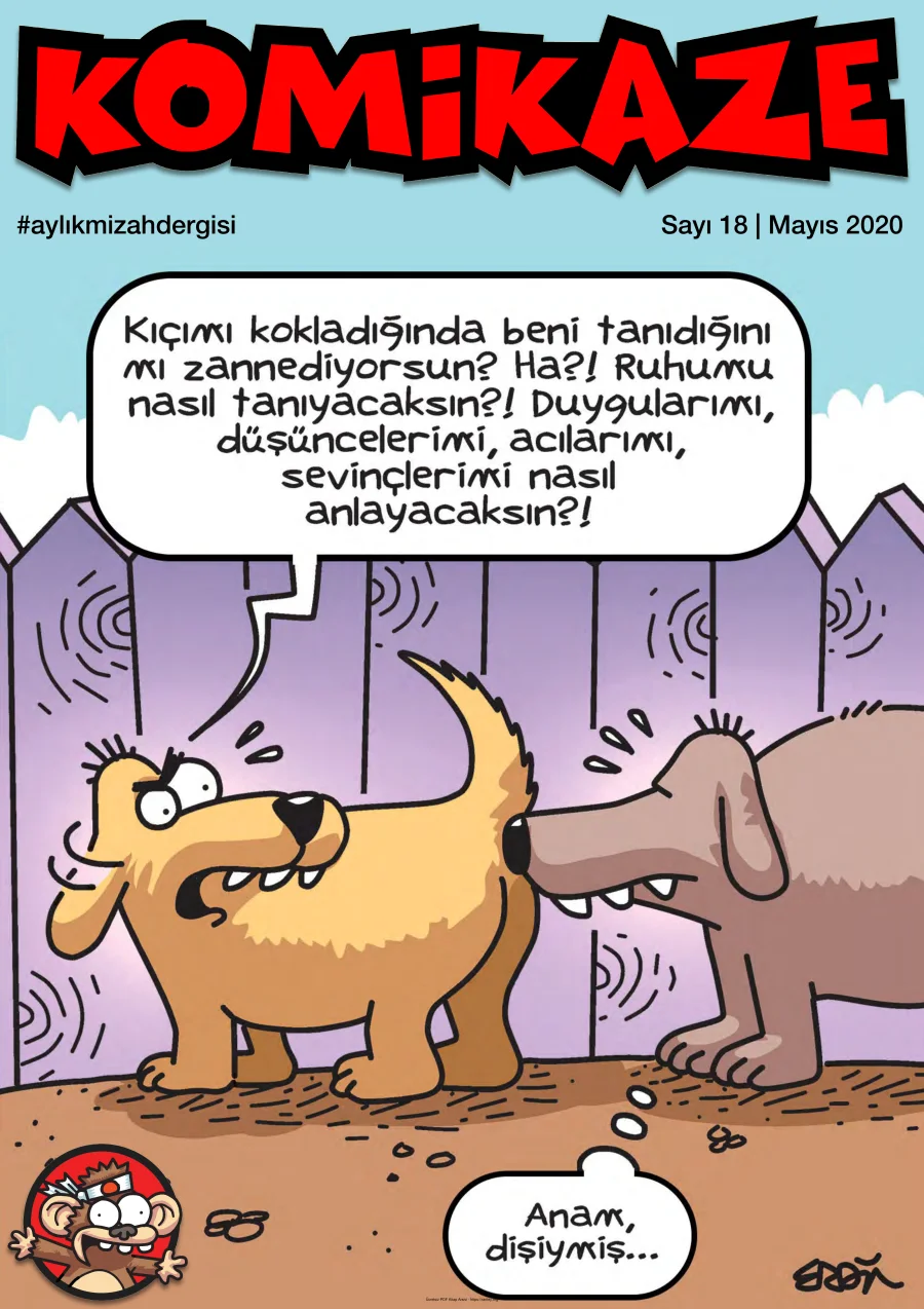 Komikaze Dergisi Sayı 18 - Mayıs 2020 kapak görseli