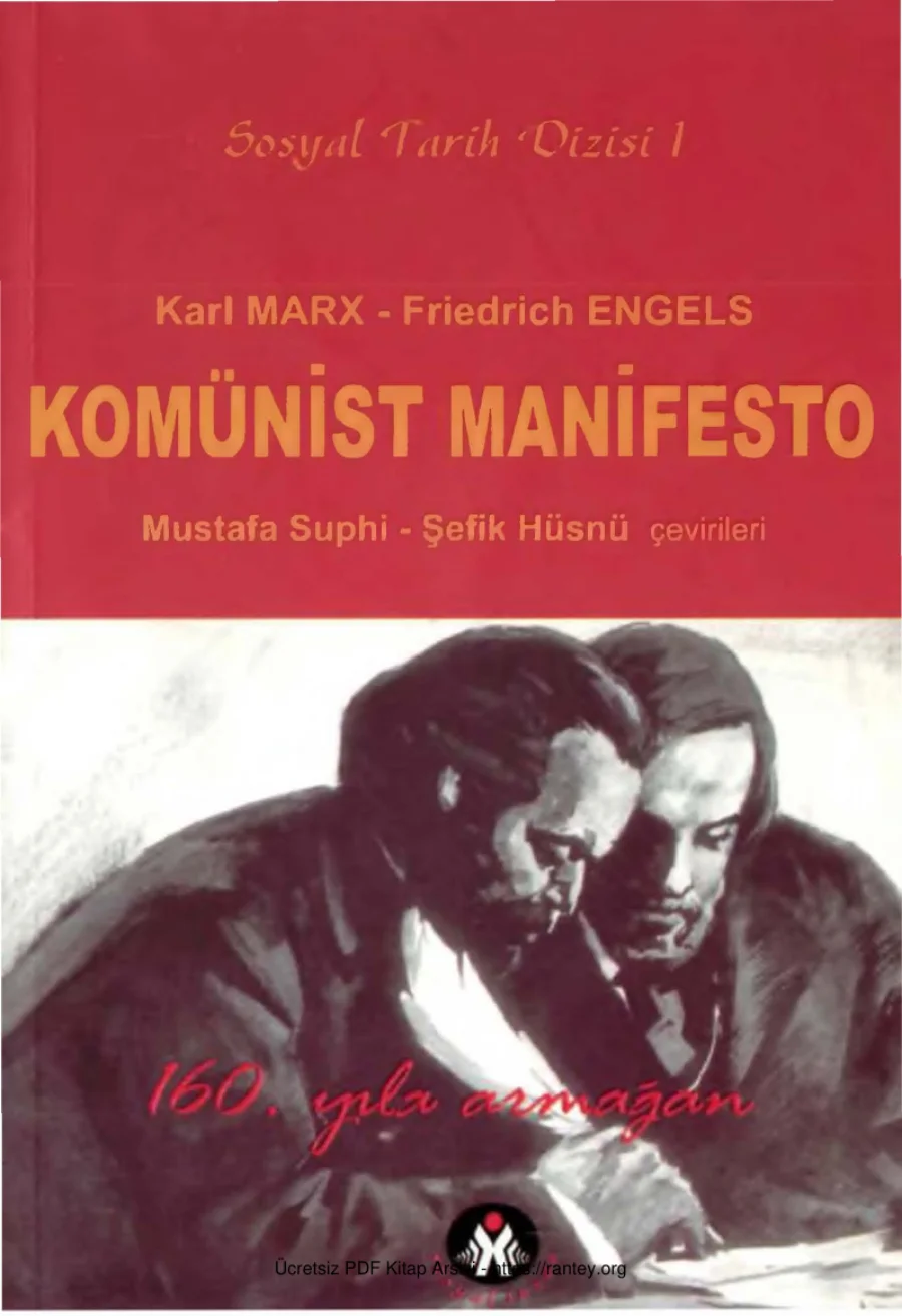 Komünist Manifesto Aydınlık Yayınları kapak görseli