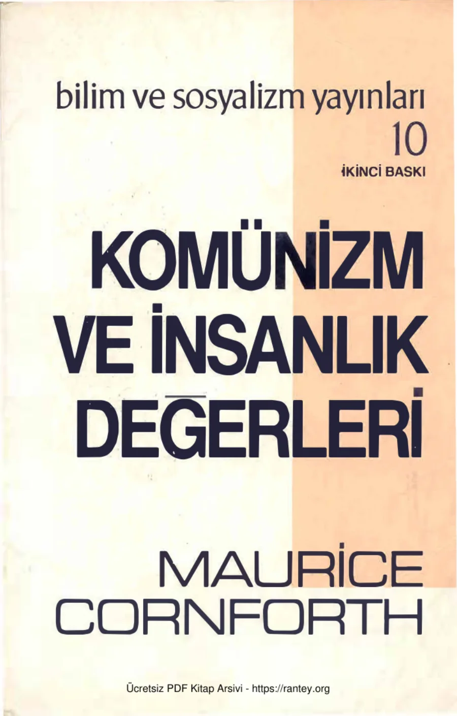 Komünizm ve İnsanlık Değerleri kapak görseli