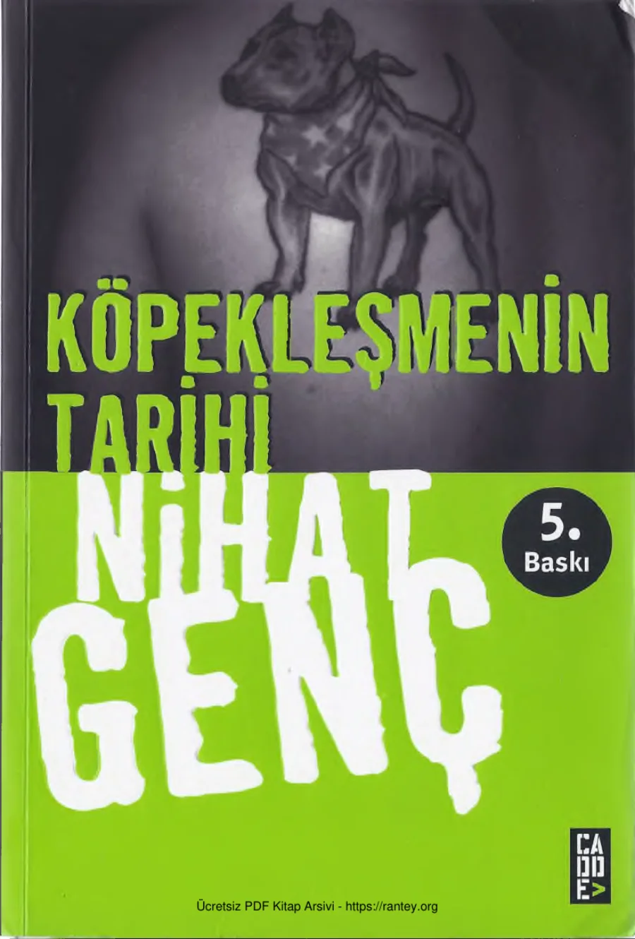 Köpekleşmenin Tarihi Cadde Yayınları kapak görseli