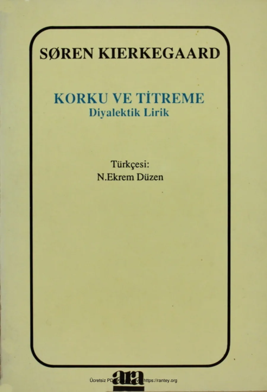 Korku ve Titreme kapak görseli