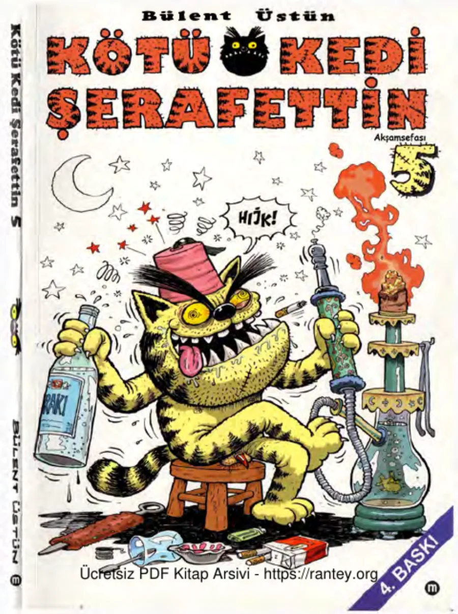 Kötü Kedi Şerafettin Cilt 05 kapak görseli