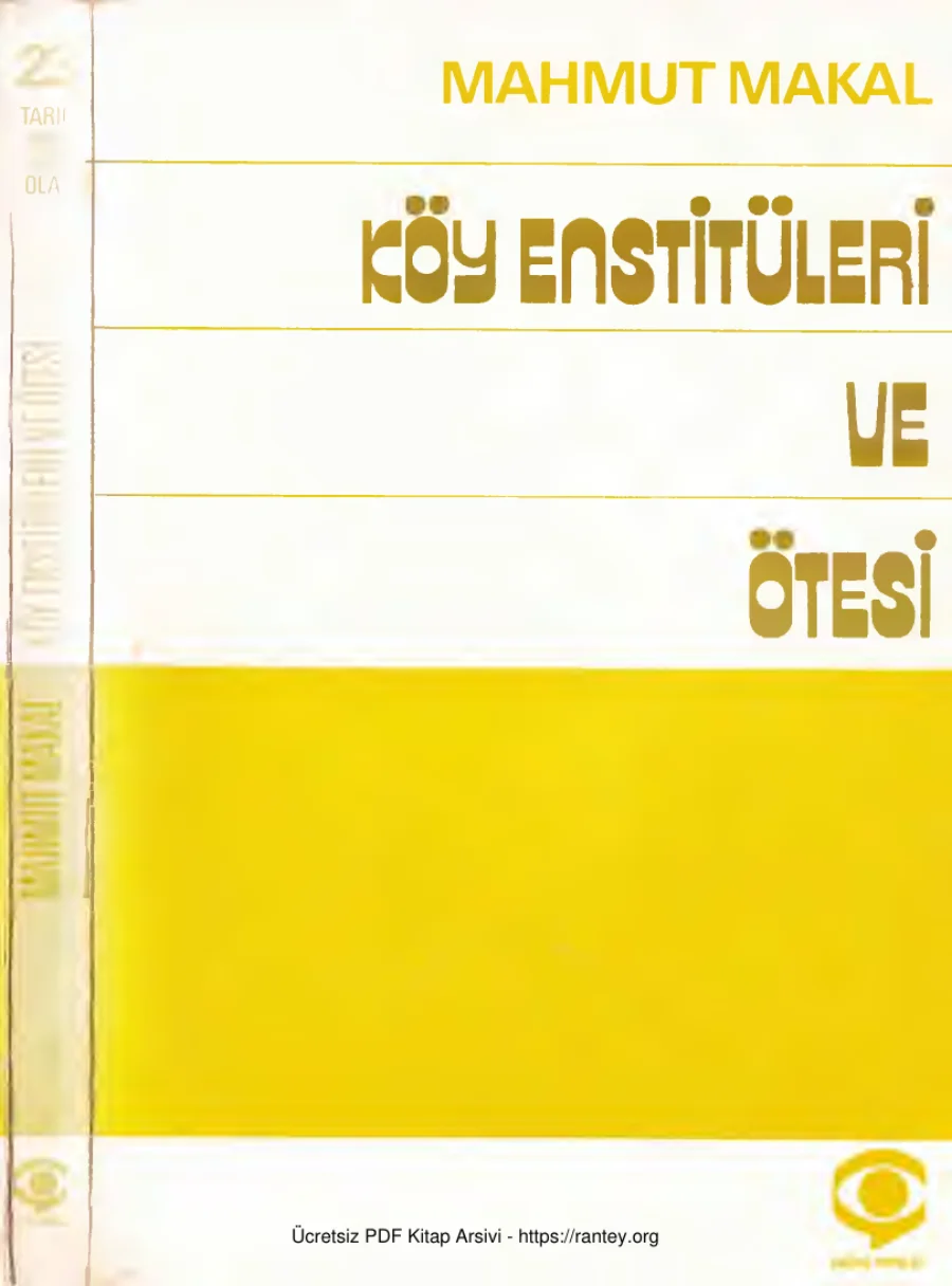 Köy Enstitüleri ve Ötesi kapak görseli