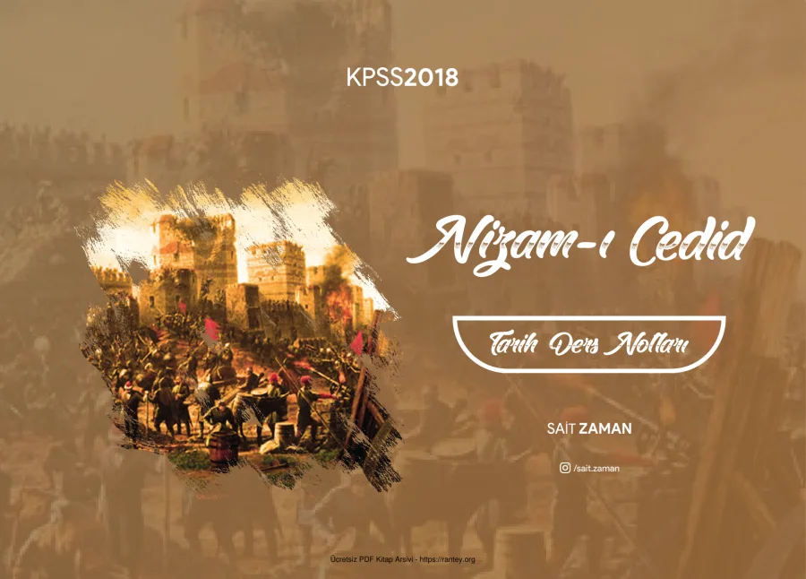 KPSS Nizamı Cedid Tarih Ders Notları Sait Zaman kapak görseli