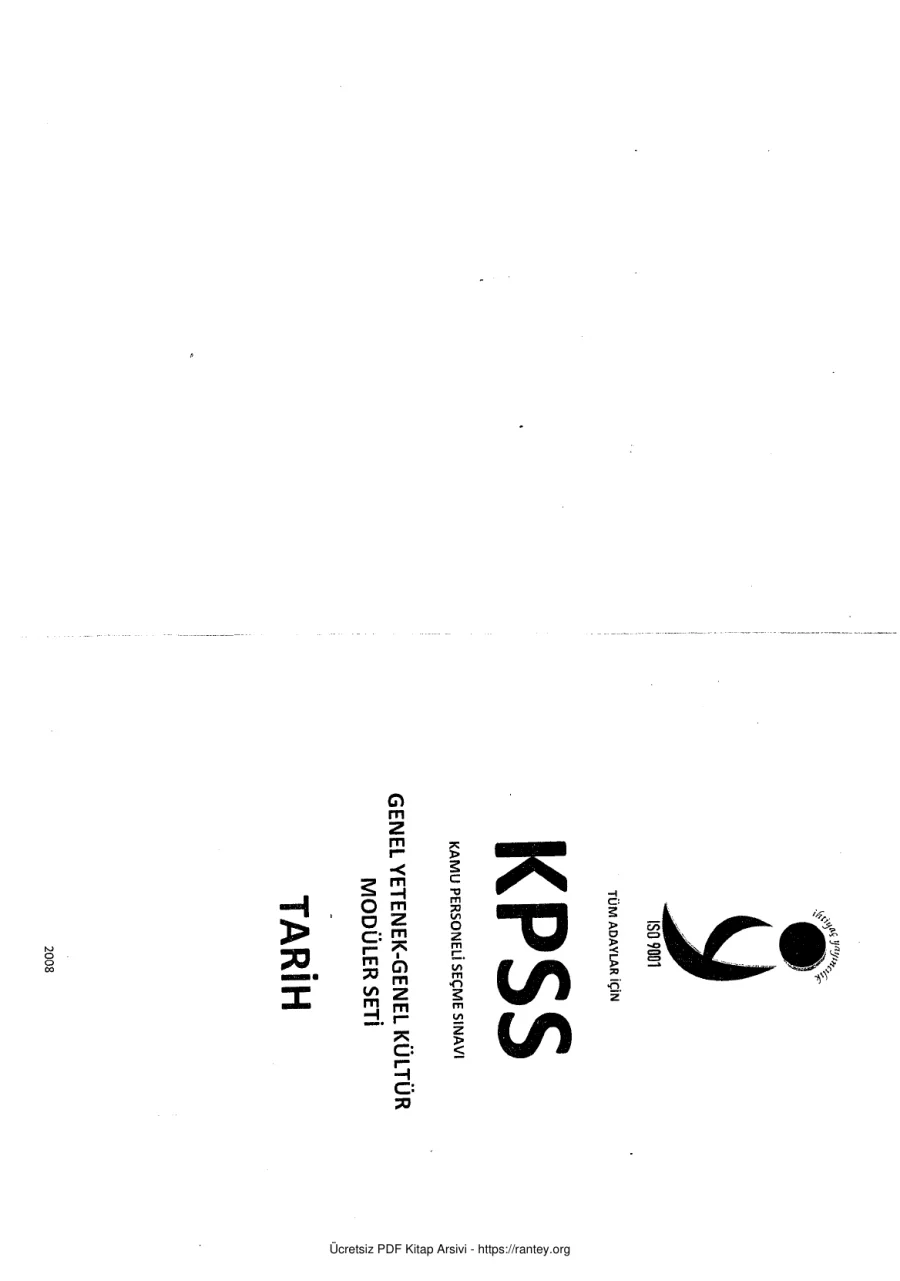 KPSS TARİH ÖSYM ÇIKMIŞ kapak görseli