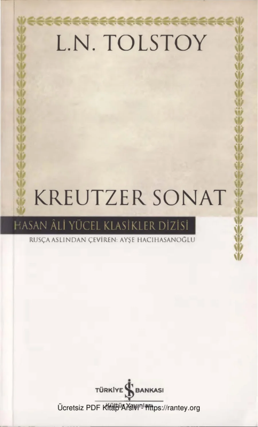Kreutzer Sonat kapak görseli