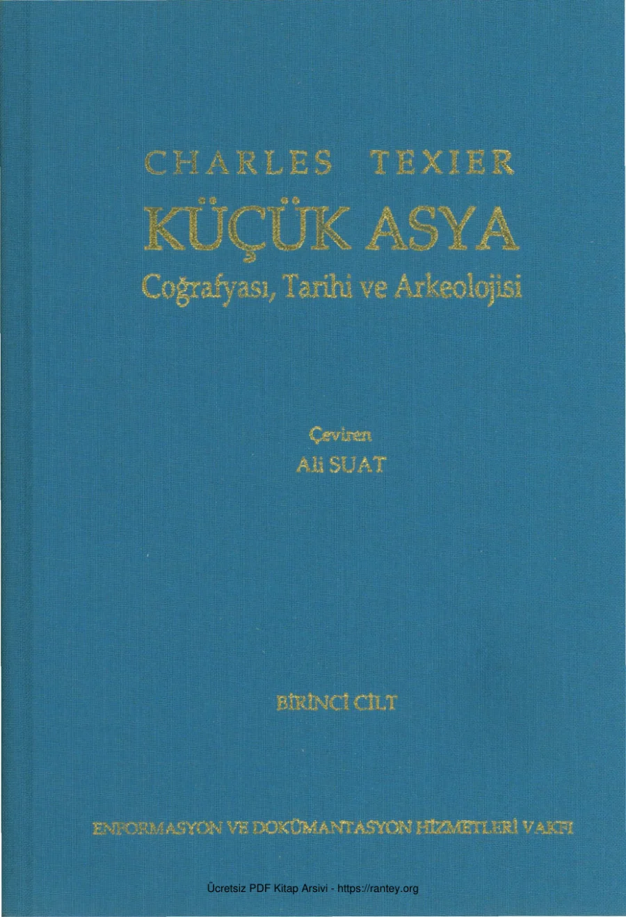 Küçük Asya Cilt I kapak görseli
