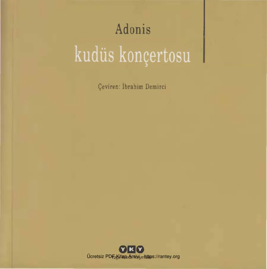 Kudüs Konçertosu kapak görseli