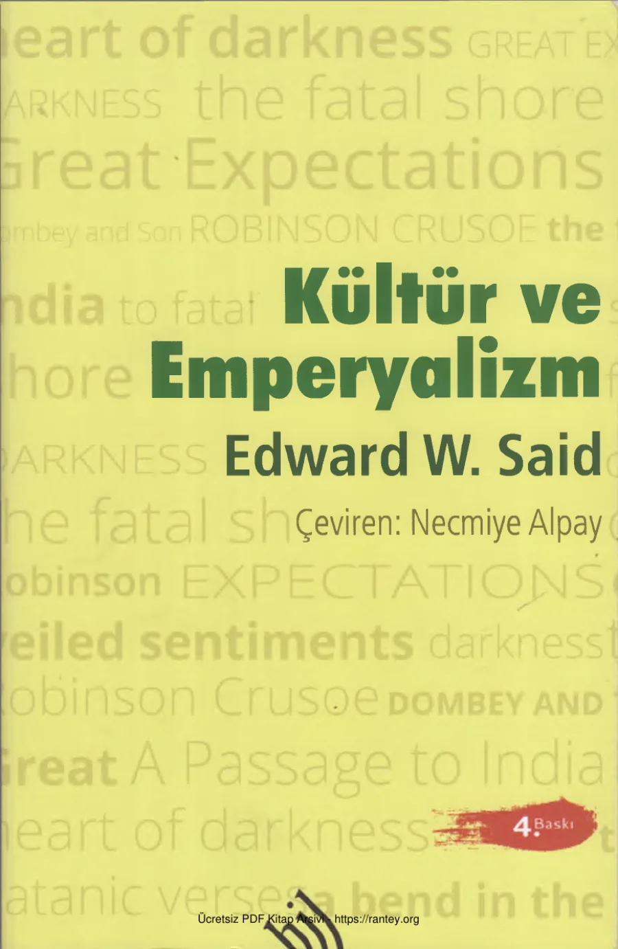 Kültür ve Emperyalizm Hil Yayınları kapak görseli