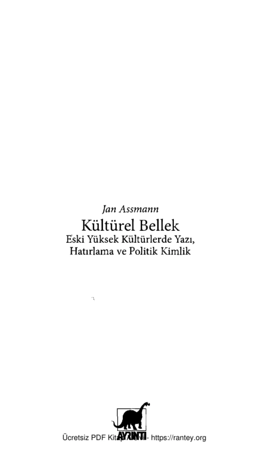 Kültürel Bellek kapak görseli
