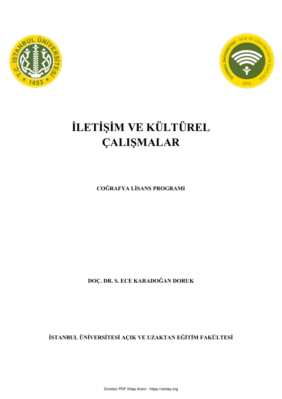 kulturel calismalar ders notu kapak görseli