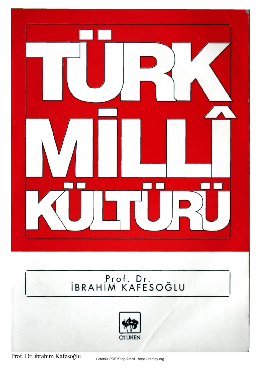 Kulturu Ibrahim Kafesoglu kapak görseli