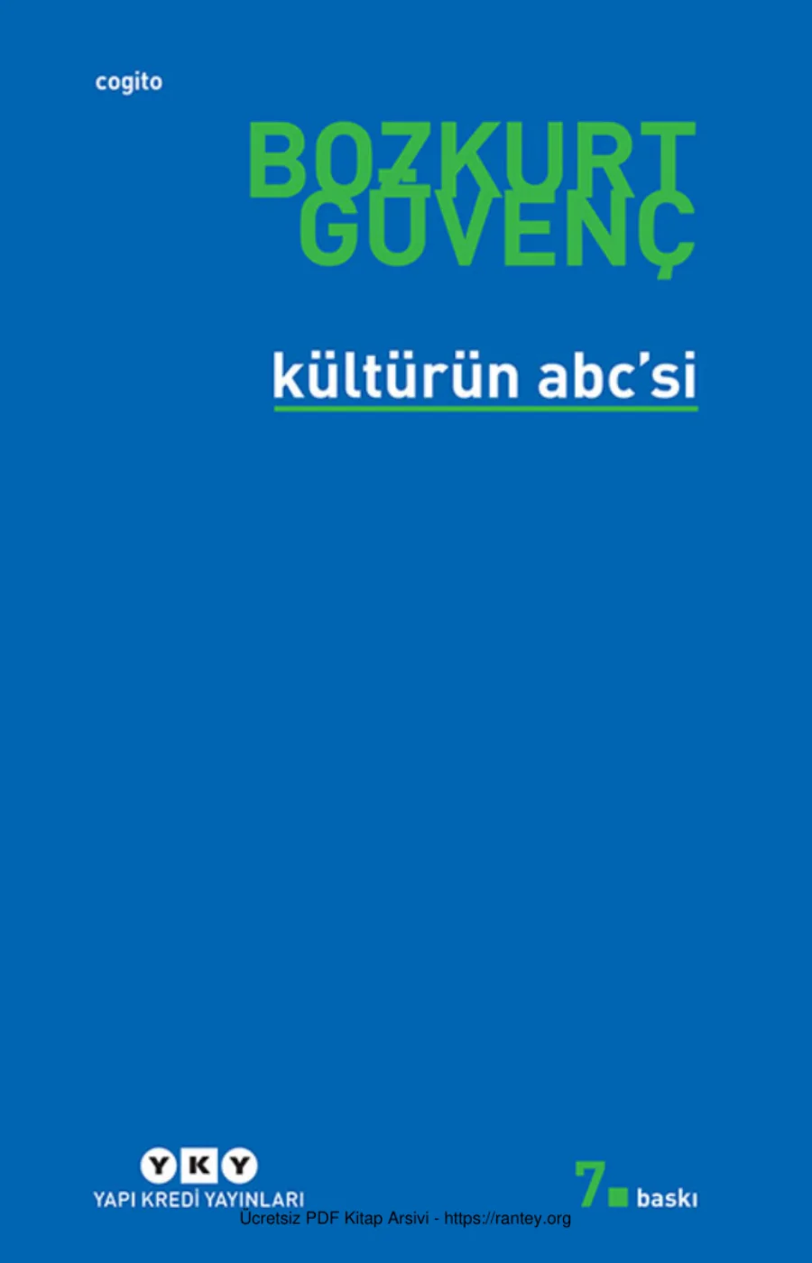 Kültürün ABC'si kapak görseli