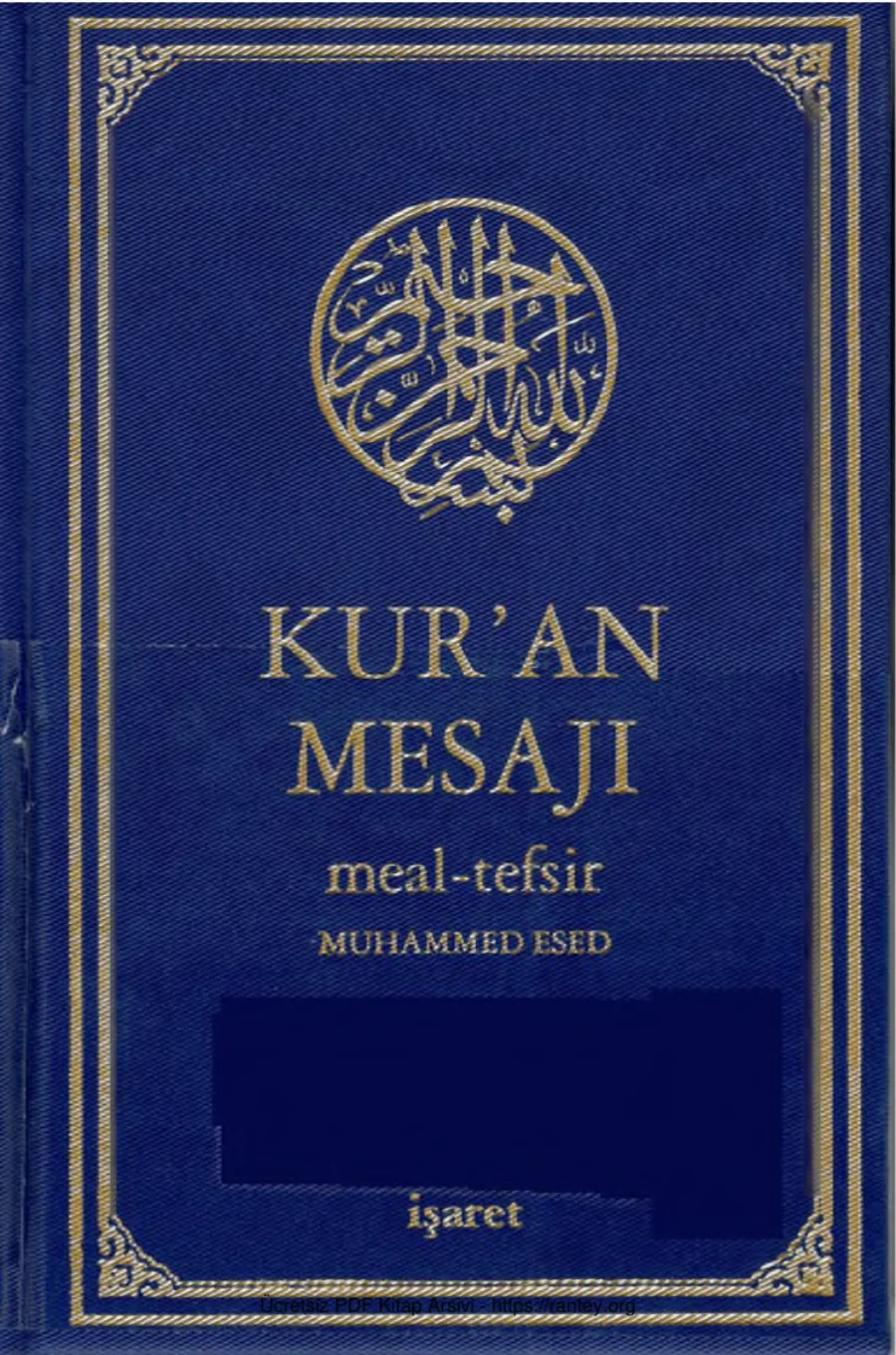 Kur an Mesajı Meal Tefsir kapak görseli