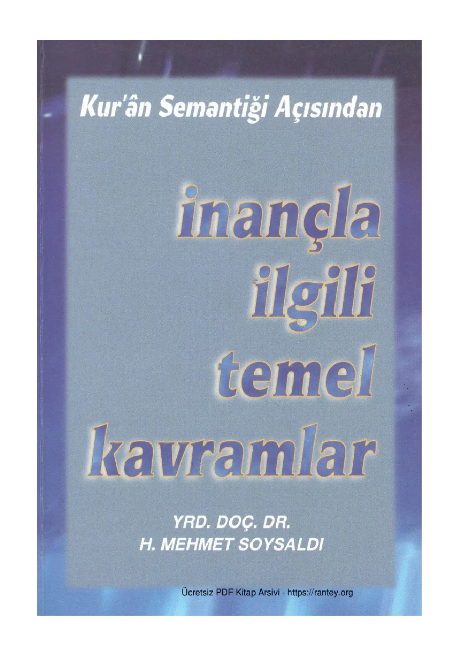 Kuran Semantiği Açısından İnançla İlgili Temel Kavramlar Çağlayan yayınları kapak görseli