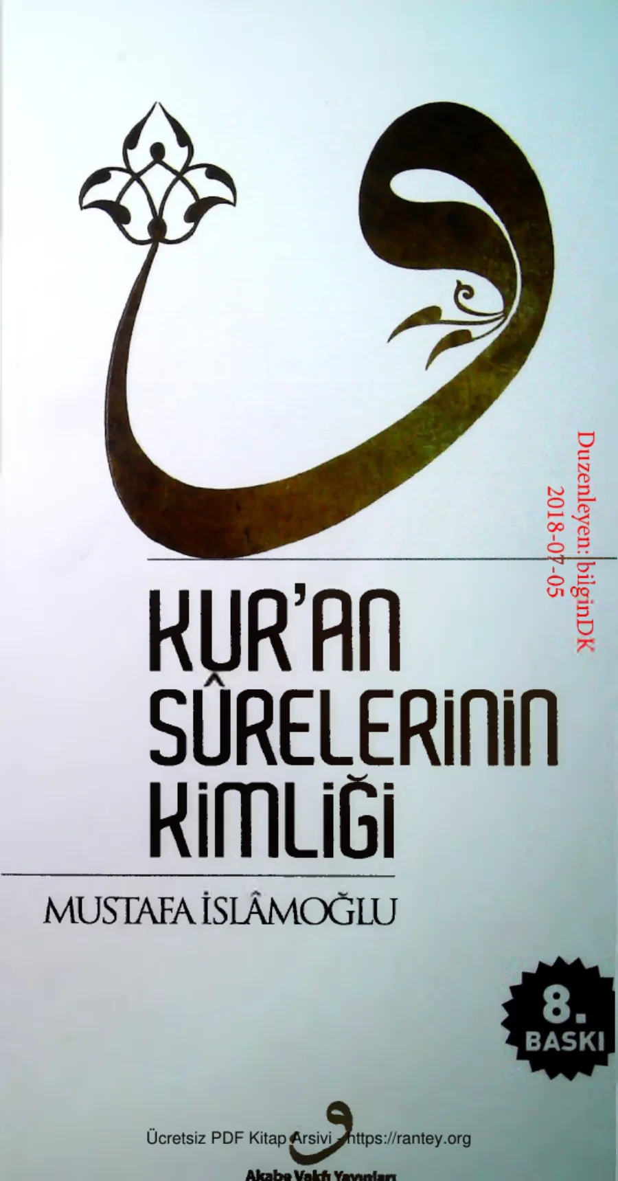 Kuran Surelerinin Kimligi kapak görseli