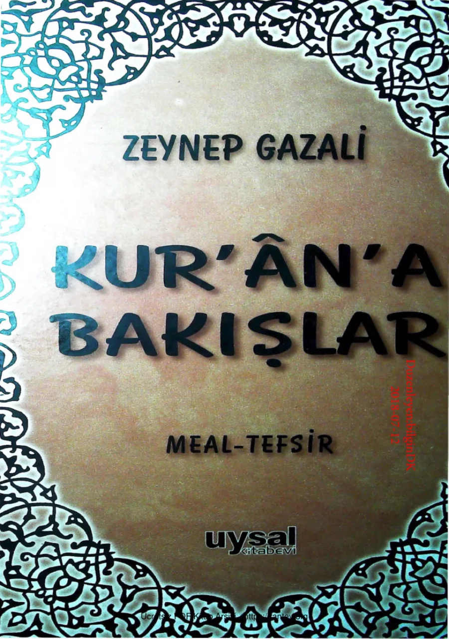 Kurana Bakislar Meal Tefsir kapak görseli
