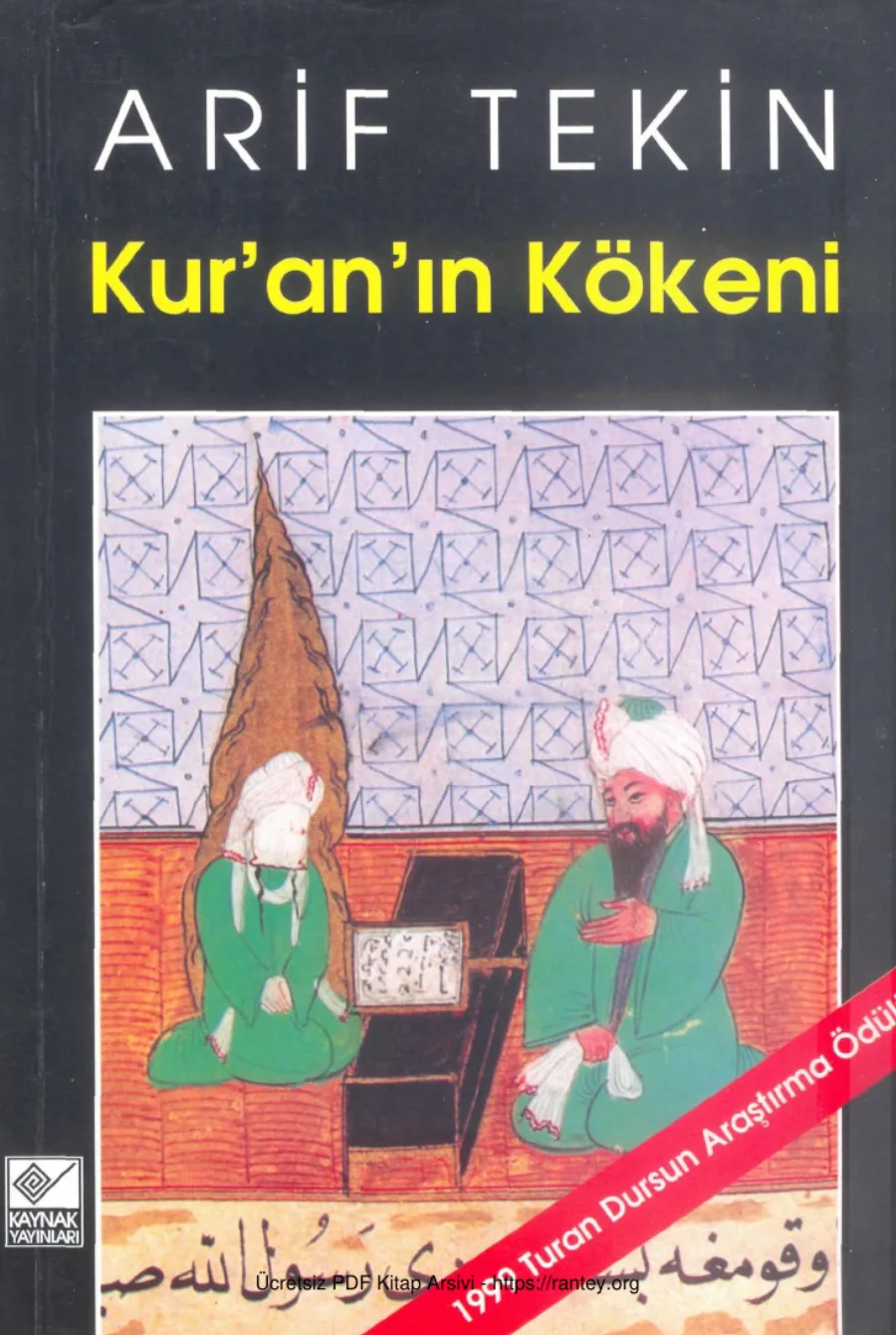 Kuranın Kökeni kapak görseli