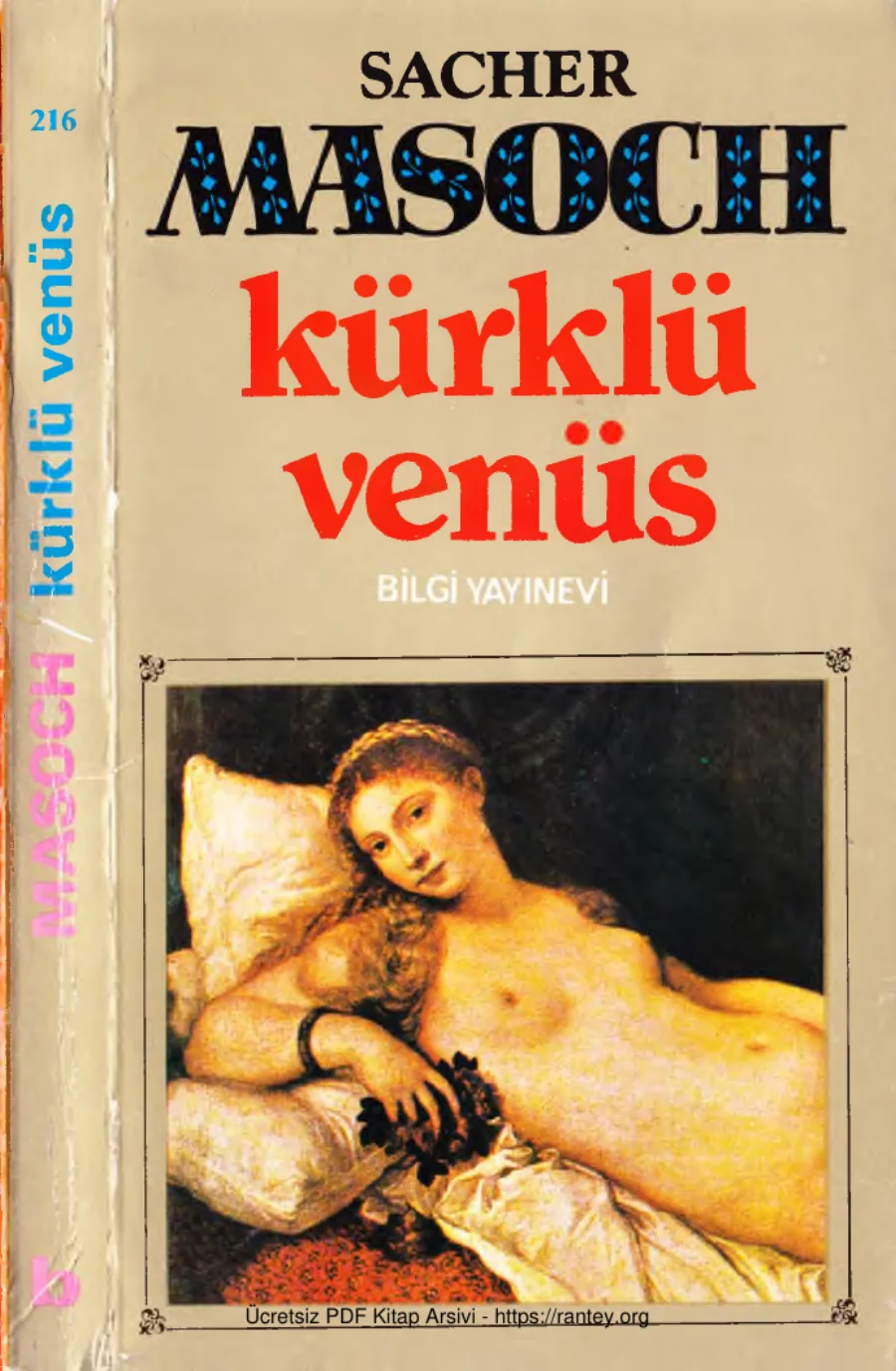 Kürklü Venüs kapak görseli