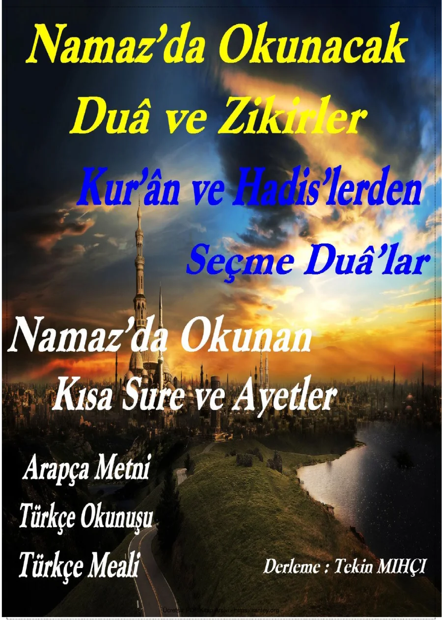 Kurn Hadis Namaz Sure Du ve Zikirleri TAMAMLANDI kapak görseli