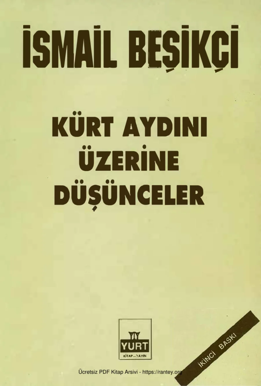 Kürt Aydını Üzerine Düşünceler kapak görseli