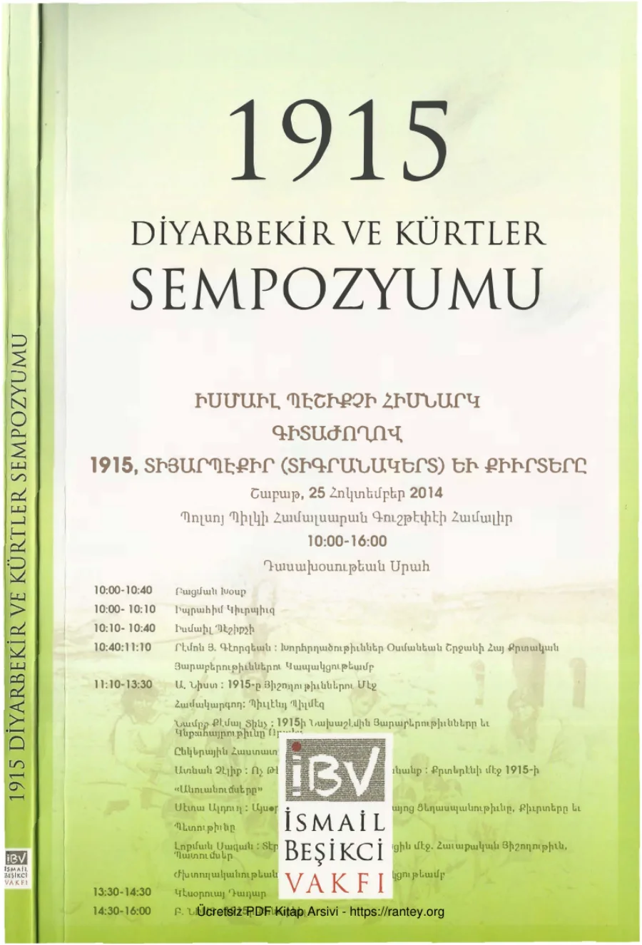 Kürtler Sempozyumu İBV Yayınları kapak görseli