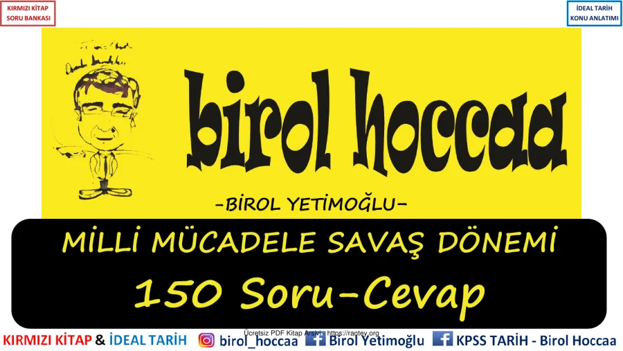 Kurtuluş Savaşı 150 soru cevap kapak görseli
