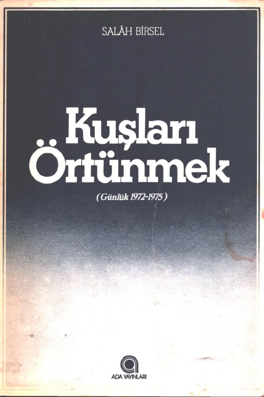 Kuşları Örtünmek Günlükler kapak görseli