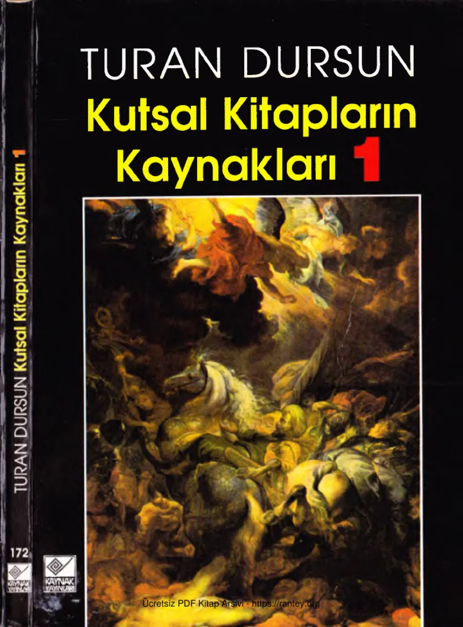 Kutsal Kitapların Kaynakları 1 kapak görseli