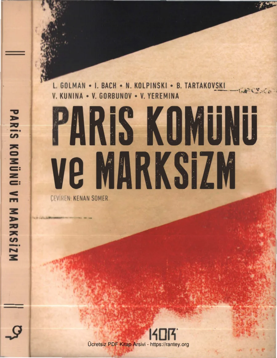 Paris Komünü ve Marksizm Kor Yayınları kapak görseli