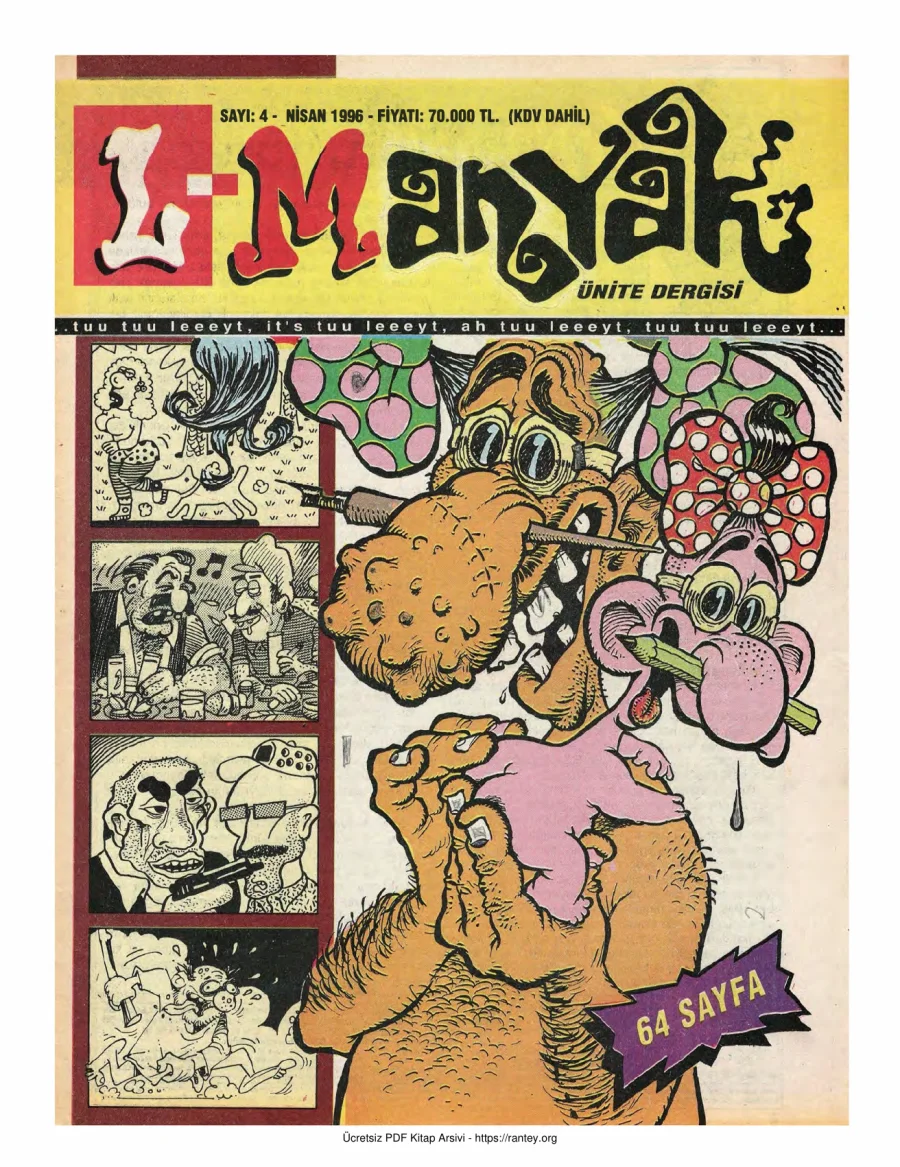 L-Manyak Sayı 004 kapak görseli